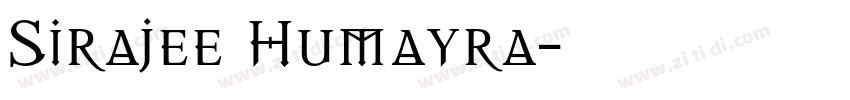Sirajee Humayra字体转换